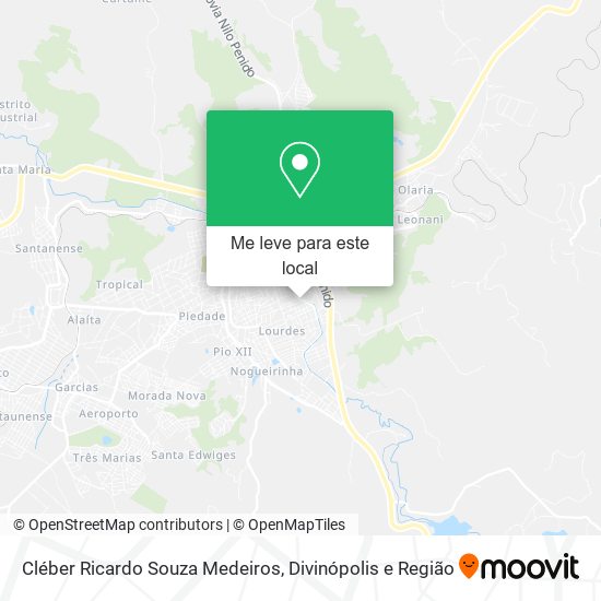Cléber Ricardo Souza Medeiros mapa