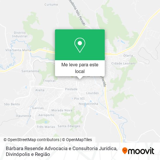 Bárbara Resende Advocacia e Consultoria Jurídica mapa