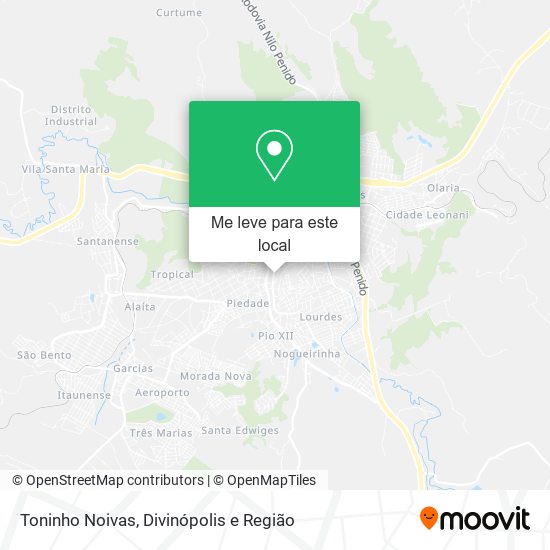 Toninho Noivas mapa