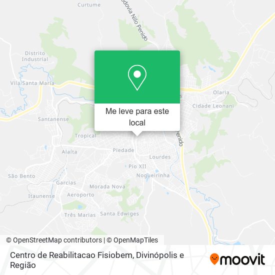 Centro de Reabilitacao Fisiobem mapa