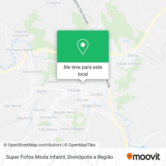 Super Fofos Moda Infantil mapa
