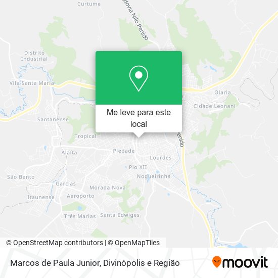 Marcos de Paula Junior mapa