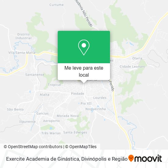 Exercite Academia de Ginástica mapa