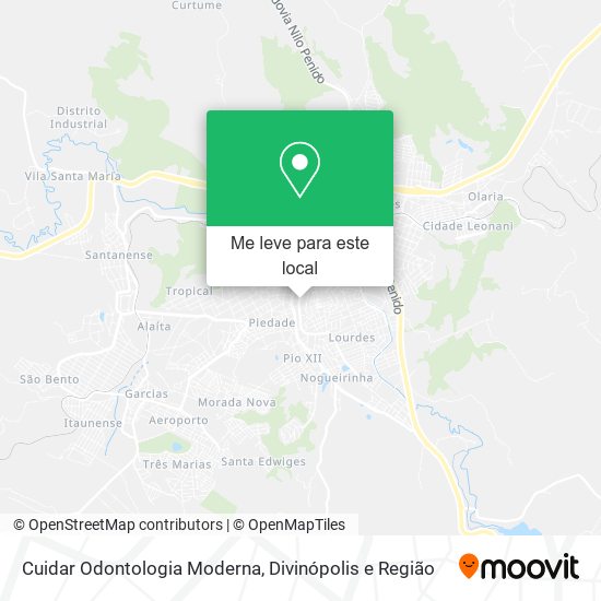 Cuidar Odontologia Moderna mapa