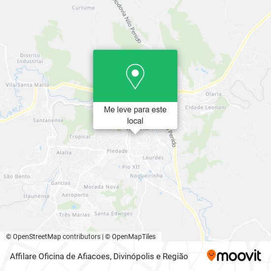 Affilare Oficina de Afiacoes mapa