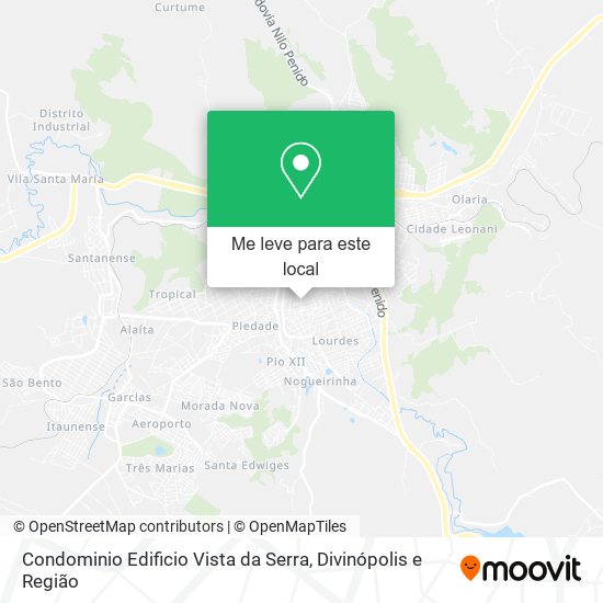 Condominio Edificio Vista da Serra mapa