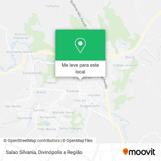 Salao Silvania mapa