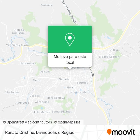 Renata Cristine mapa