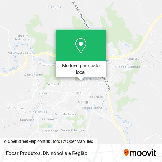 Focar Produtos mapa