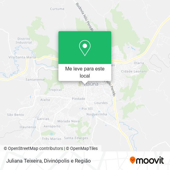 Juliana Teixeira mapa