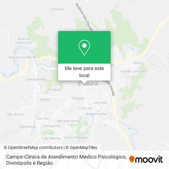 Camps-Clínica de Atendimento Médico Psicológico mapa