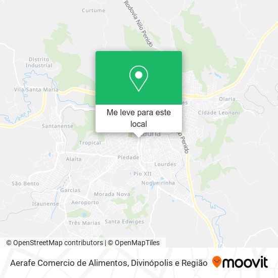 Aerafe Comercio de Alimentos mapa