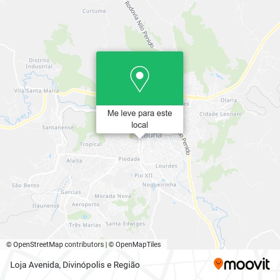 Loja Avenida mapa