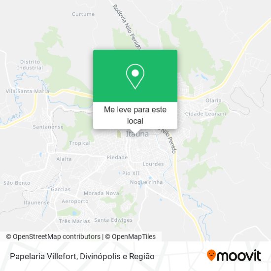 Papelaria Villefort mapa