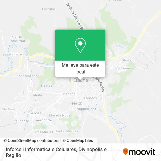 Inforcell Informatica e Celulares mapa