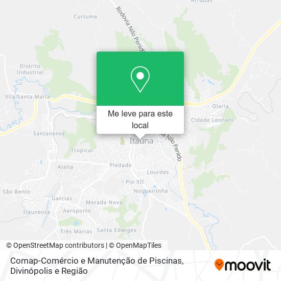 Comap-Comércio e Manutenção de Piscinas mapa