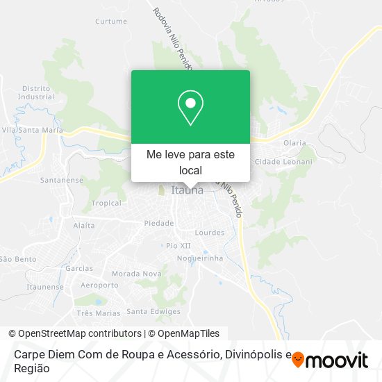 Carpe Diem Com de Roupa e Acessório mapa