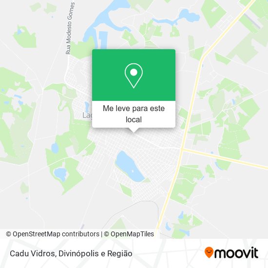 Cadu Vidros mapa