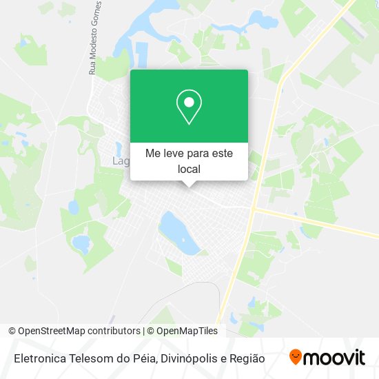 Eletronica Telesom do Péia mapa