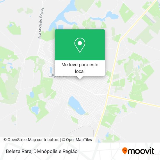 Beleza Rara mapa
