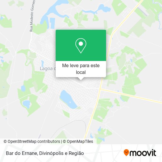 Bar do Ernane mapa