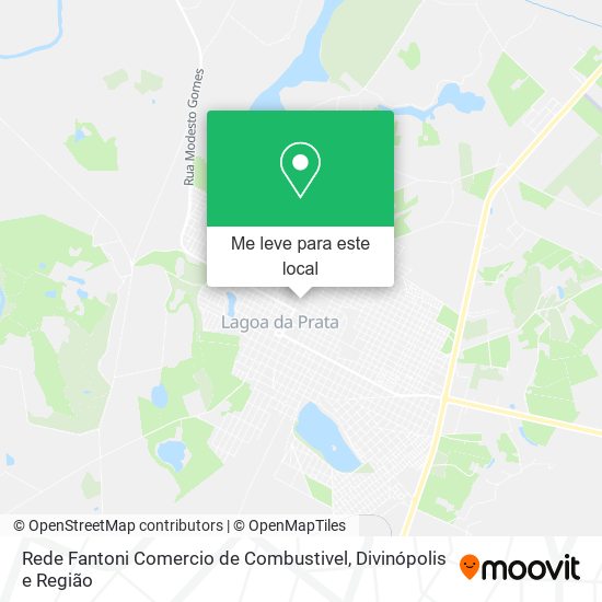 Rede Fantoni Comercio de Combustivel mapa