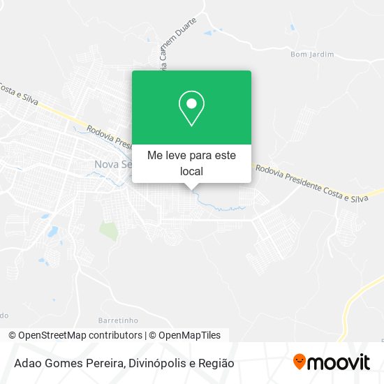 Adao Gomes Pereira mapa