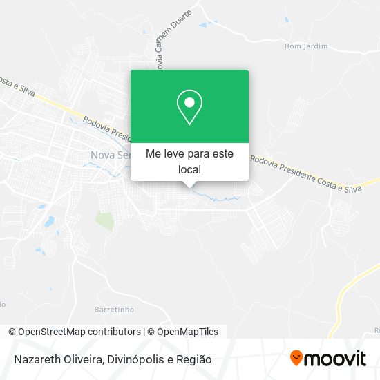 Nazareth Oliveira mapa