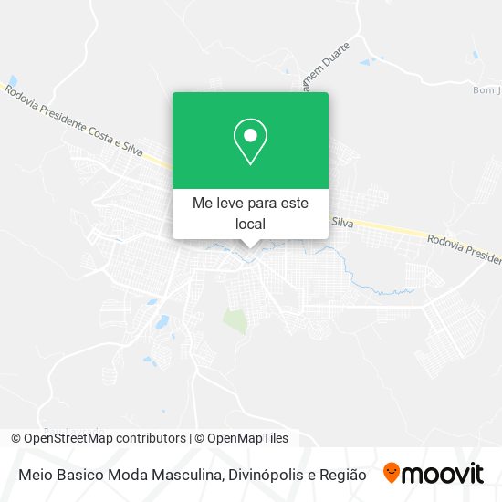 Meio Basico Moda Masculina mapa