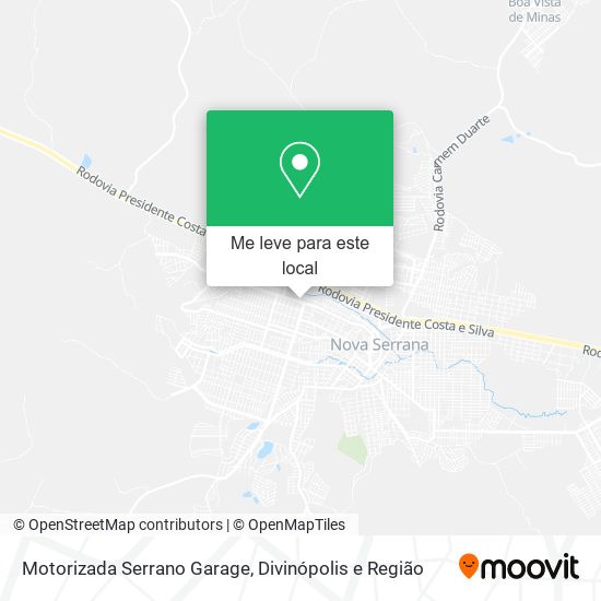 Motorizada Serrano Garage mapa