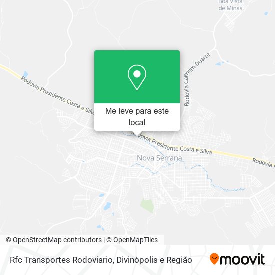 Rfc Transportes Rodoviario mapa