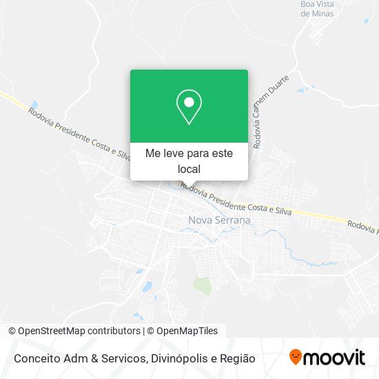 Conceito Adm & Servicos mapa