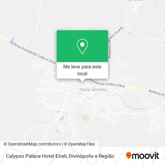 Calypso Palace Hotel Eireli mapa