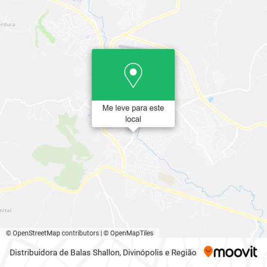 Distribuidora de Balas Shallon mapa