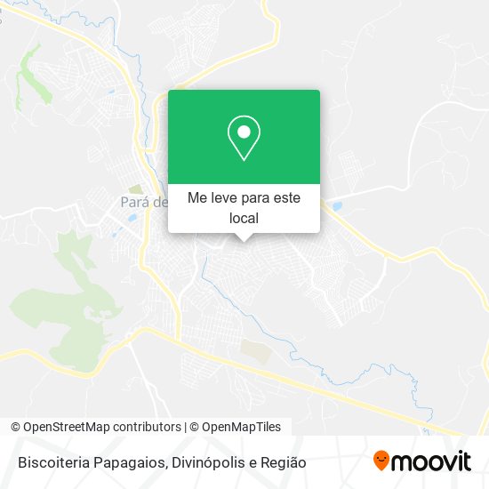 Biscoiteria Papagaios mapa