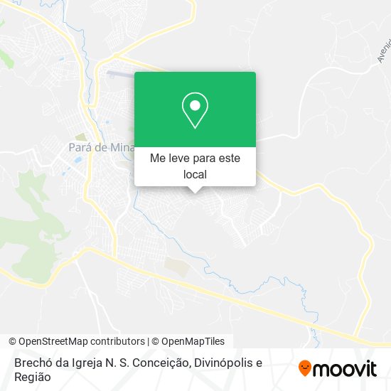 Brechó da Igreja N. S. Conceição mapa