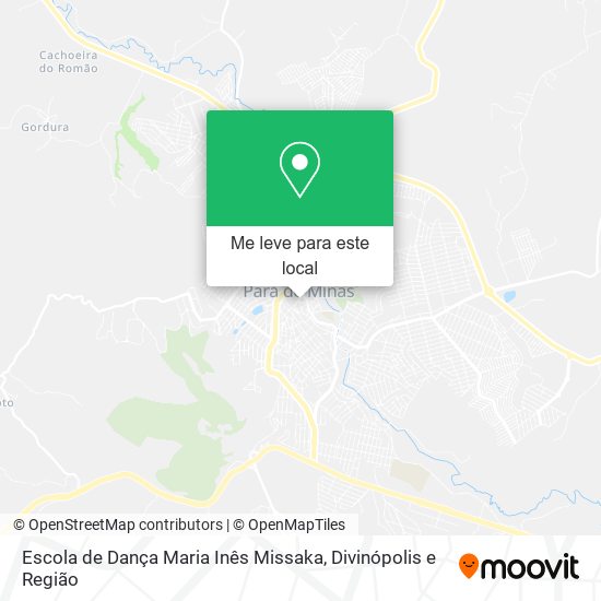 Escola de Dança Maria Inês Missaka mapa