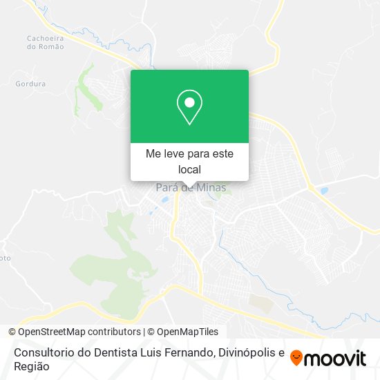 Consultorio do Dentista Luis Fernando mapa