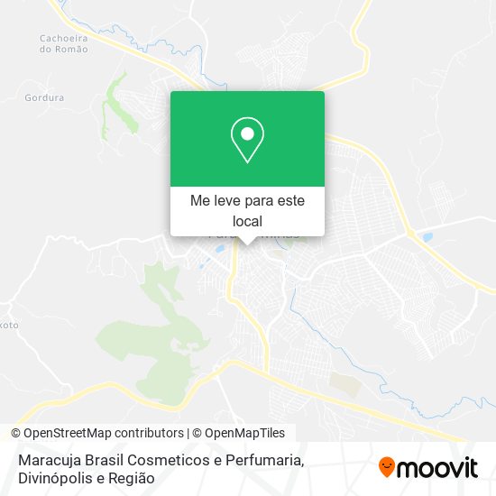 Maracuja Brasil Cosmeticos e Perfumaria mapa