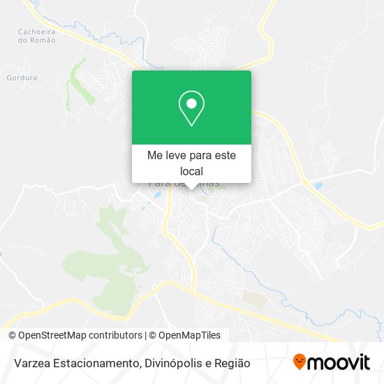 Varzea Estacionamento mapa