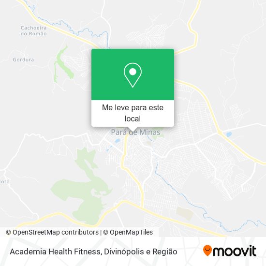 Academia Health Fitness mapa