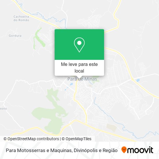 Para Motosserras e Maquinas mapa