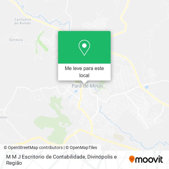 M M J Escritorio de Contabilidade mapa