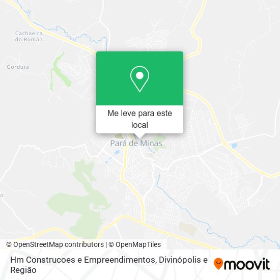 Hm Construcoes e Empreendimentos mapa