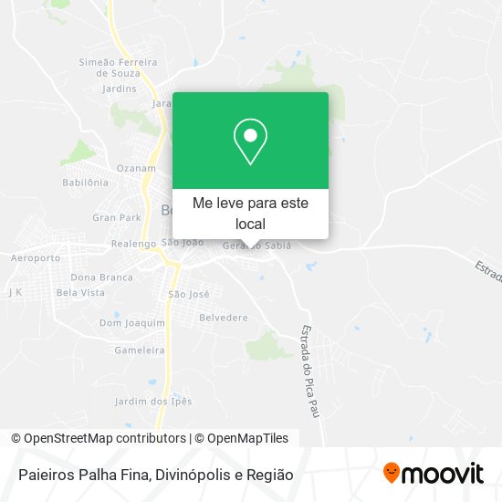 Paieiros Palha Fina mapa