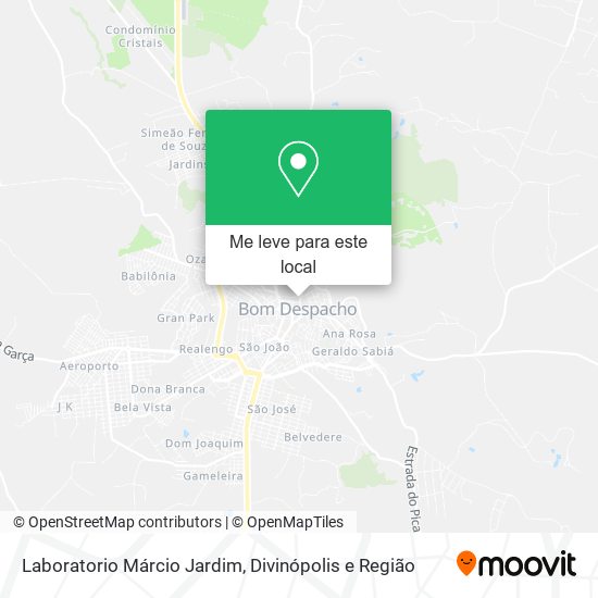 Laboratorio Márcio Jardim mapa