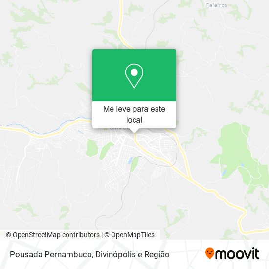Pousada Pernambuco mapa