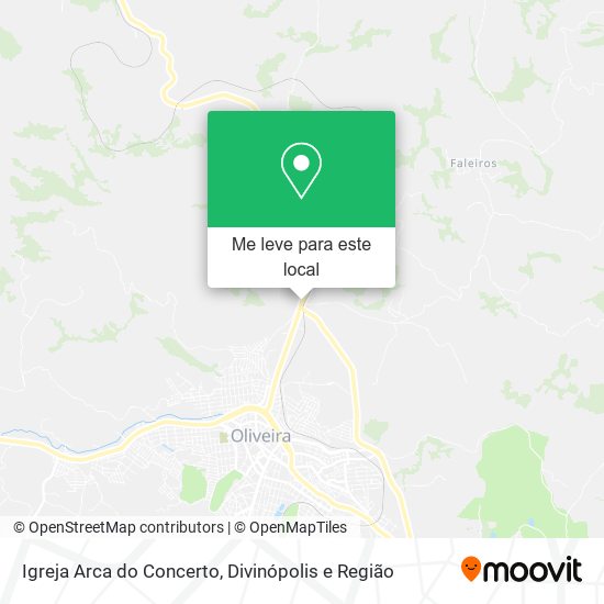 Igreja Arca do Concerto mapa
