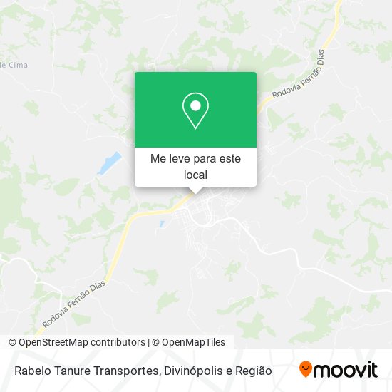 Rabelo Tanure Transportes mapa