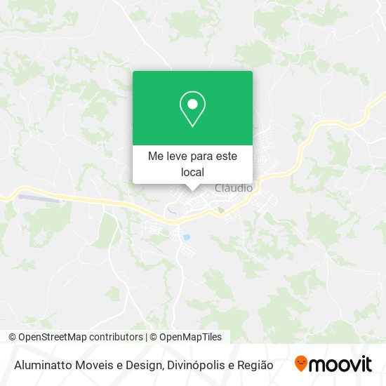 Aluminatto Moveis e Design mapa